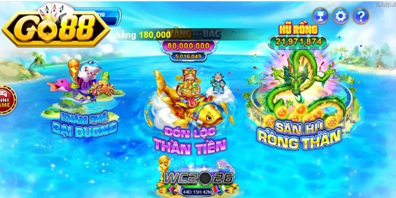 Sân chơi săn ngư đón lộc thần tiền